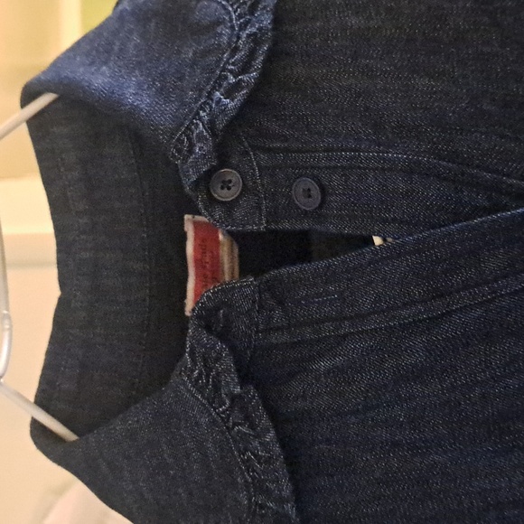 Kate Spade dark wash denim button down shirt, xs - Picture 3 of 8
